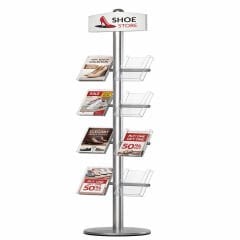 Vertical Ordered Çift Sıra Broşürlük & Ayaklı Broşür Standı