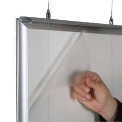 25mm Çift Taraflı Tavan Askılı Gönye Köşe Alüminyum Çerçeve