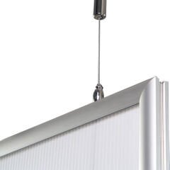 25mm Çift Taraflı Tavan Askılı Gönye Köşe Alüminyum Çerçeve