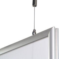 25mm Çift Taraflı Tavan Askılı Gönye Köşe Alüminyum Çerçeve