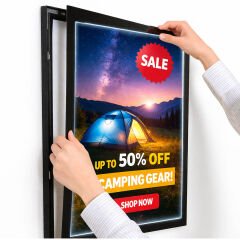 LumoFrame Manyetik LED Lightbox (Tek Taraflı Magneco Tipi )
