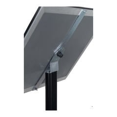 Siyah Renk Reklam ve Menü Panosu Tek Ayaklı Yönlendirme ve Bilgilendirme