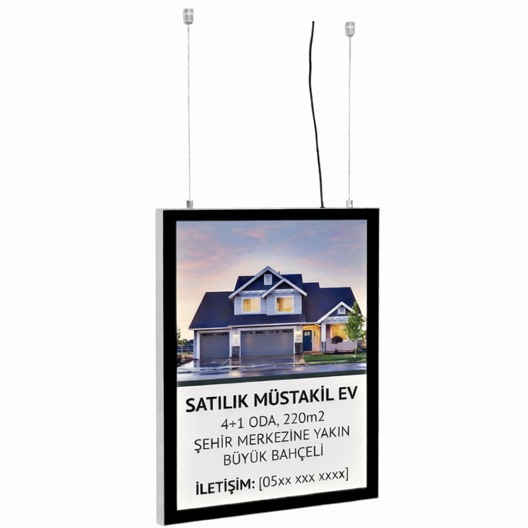 LumoFrame Manyetik LED Lightbox (Çift Taraflı Magneco Tipi)