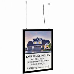 LumoFrame Manyetik LED Lightbox (Çift Taraflı Magneco Tipi)