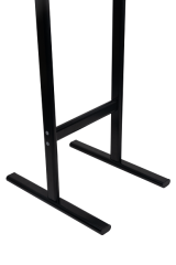 Siyah Renk Çift T Ayaklı Reklam ve Menü Panosu (Yatay)