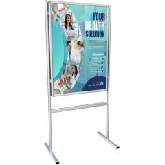 Alüminyum Ayaklı Poster ve Reklam Panosu Açılır Kapak (İnfo Pano)