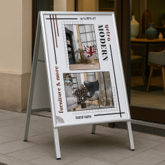 Klasik A Pano Kaldırım ve Reklam Panosu & Poster Panosu