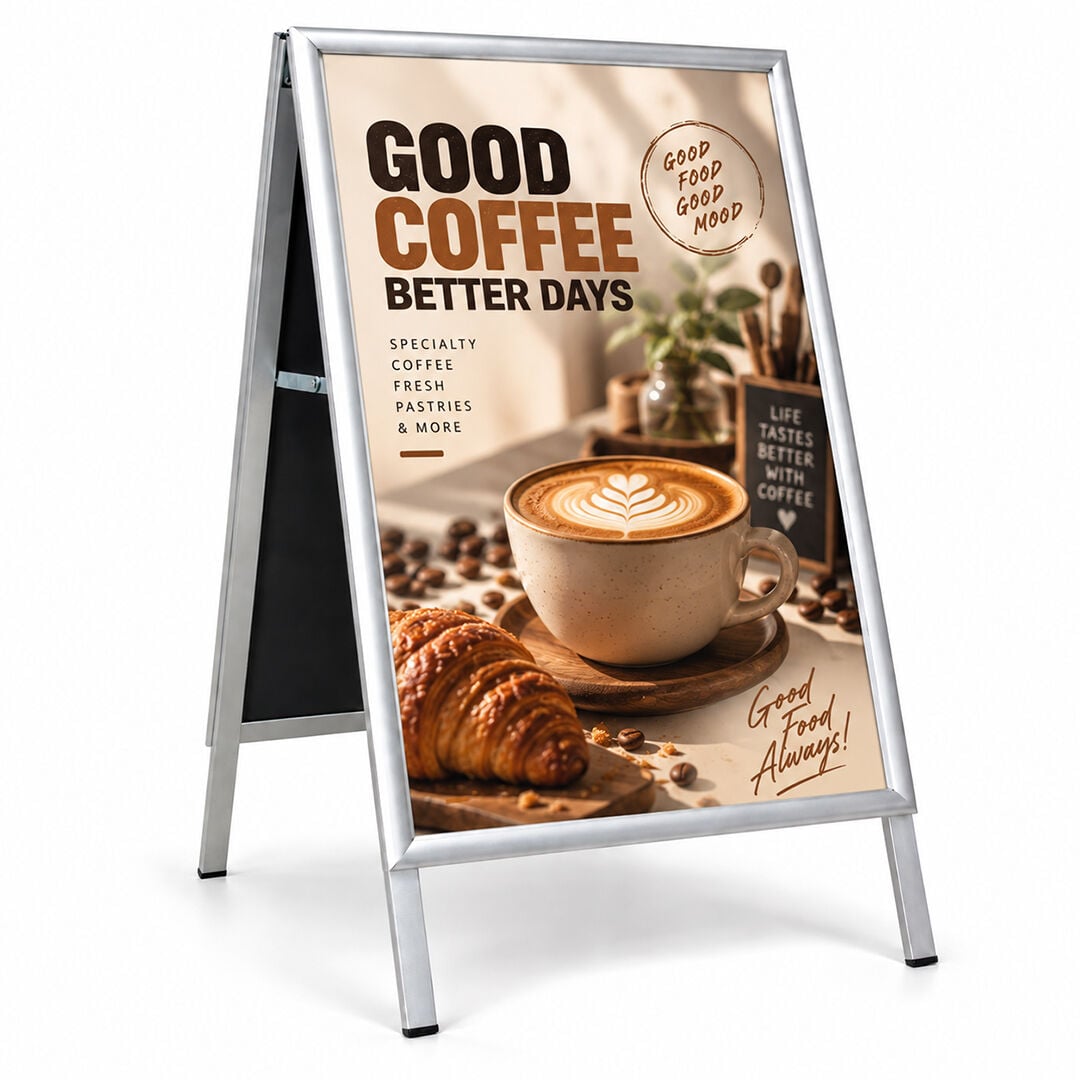 Klasik A Pano Kaldırım ve Reklam Panosu & Poster Panosu