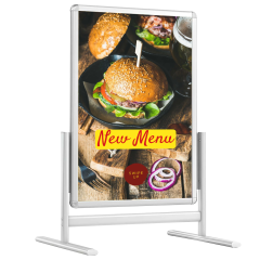 Maki Pano Çift Taraflı Alüminyum Reklam ve Kaldırım Panosu & Tabelası