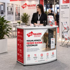 Katlanır Oval Promosyon Bankosu / Sunum Masası
