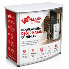Katlanır Oval Promosyon Bankosu / Sunum Masası