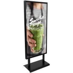 ELEGANTE Siyah Çift Taraflı Reklam&Poster Panosu