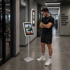 Eko Menü Bilgilendirme & Yönlendirme Panosu Eloksal (Gri) Renk