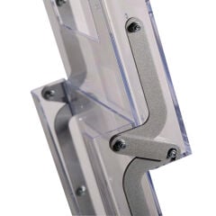 5XA4 Katlanabilir Zigzag Alüminyum Broşür Standı