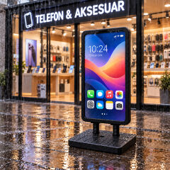 Windra Siyah Yeni Nesil Su Tabanlı Dış Mekân Reklam ve Kaldırım Panosu