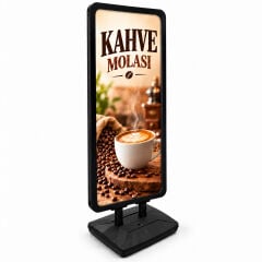 Windra Siyah Yeni Nesil Su Tabanlı Dış Mekân Reklam ve Kaldırım Panosu