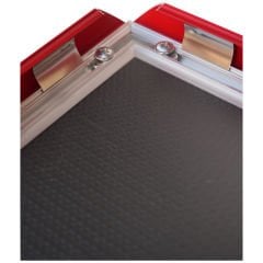 25 mm Kırmızı Renk Alüminyum Poster Çerçeve Gönye Köşe