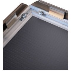 25 mm Bronz Renk Alüminyum Poster Çerçeve Gönye Köşe