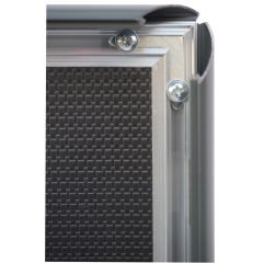 25 mm Antrasit Renk Alüminyum Poster Çerçeve Gönye Köşe