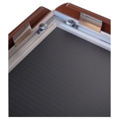 25 mm Kahverengi Alüminyum Poster Çerçeve Gönye Köşe