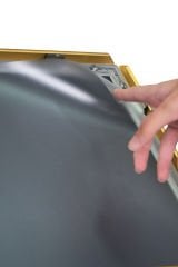 Gold Çift Ayaklı Reklam ve Menü Panosu(Yatay)