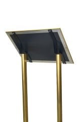 Gold Çift Ayaklı Reklam ve Menü Panosu(Yatay)