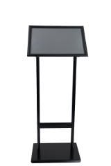 Siyah Çift Ayaklı Reklam ve Menü Panosu(Yatay)