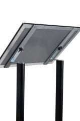 Siyah Çift Ayaklı Reklam ve Menü Panosu(Yatay)