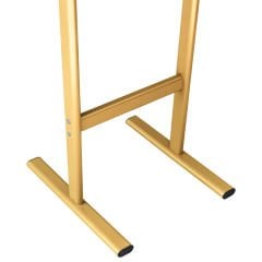 Gold Renk Çift T Ayaklı Reklam ve Menü Panosu (Dikey)