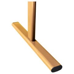 Gold Renk Çift T Ayaklı Reklam ve Menü Panosu (Dikey)