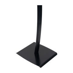 Ojigi (Eğimli) Tek Ayaklı Reklam ve Menü Panosu SİYAH RENK