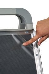 Yeni nesil A Pano Kaldırım ve Reklam Panosu(Gri)