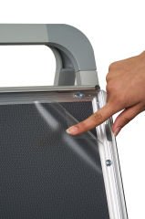 Yeni nesil A Pano Kaldırım ve Reklam Panosu(Gri)