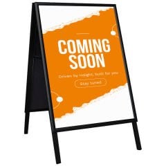 Siyah A Pano Kaldırım ve Reklam Panosu & Poster Panosu