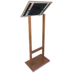 Kahverengi Çift Ayaklı Reklam ve Menü Panosu(Yatay)