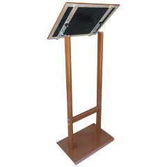 Kahverengi Çift Ayaklı Reklam ve Menü Panosu(Yatay)