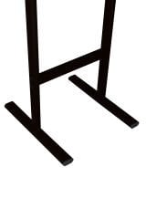 Siyah Renk Çift T Ayaklı Reklam ve Menü Panosu (Dikey)