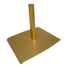 Gold Renk Menü Panosu Tek Ayaklı Yönlendirme ve Reklam Panosu