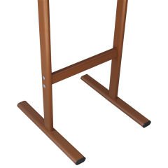 Kahverengi Çift T Ayaklı Menü ve Reklam Panosu (Dikey)