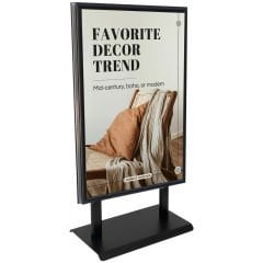 Sac MAKİ Siyah Çift Taraflı Reklam&Poster Panosu