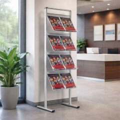 Alüminyum T Ayaklı Broşürlük&Broşür Standı