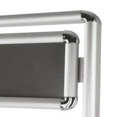 Alınlıklı Alüminyum T Ayaklı Broşürlük&Broşür Standı