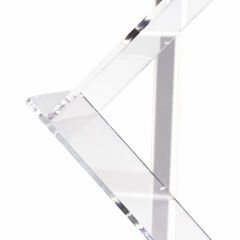 Çift Ayaklı Alınlıklı Zigzag Broşürlük&Broşür Standı