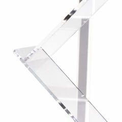Çift Ayaklı Alınlıklı Zigzag Broşürlük&Broşür Standı
