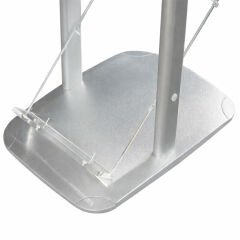 Çift Ayaklı Alınlıklı Zigzag Broşürlük&Broşür Standı