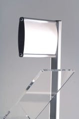 Tek Ayaklı Alınlıklı Zigzag Broşürlük&Broşür Standı