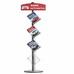 Vertical cross Broşürlük & Ayaklı Broşür Standı