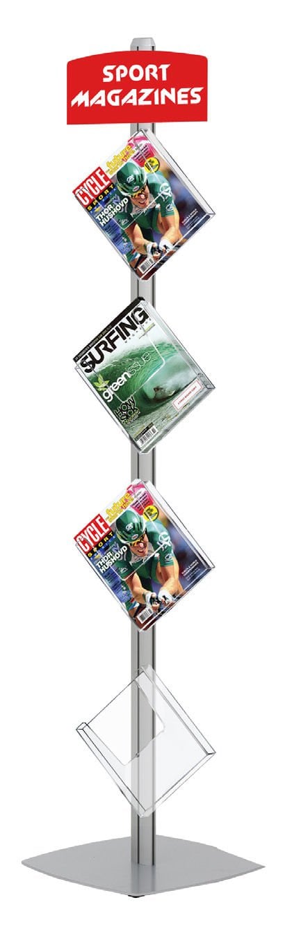 Vertical cross Broşürlük&Broşür Standı