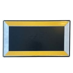 25mm Gönye Siyah Alüminyum Kapı İsimliği