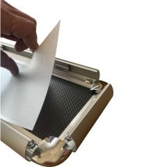 25mm Eloksal Gri Rondo Alüminyum Kapı İsimliği